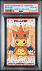 PSA 10 - Mega Charizard Y Poncho-Wearing Pikachu Business Card Pokemon Japanese