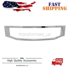 Fit Honda Accord Coupe 2008-10 71122TE0A01 Front Grille Chrome Trim Moulding