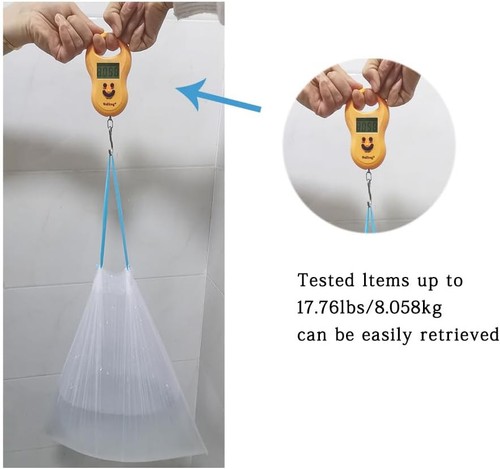 4 Gallon Trash Bag, Drawstring small 1 Count (Pack of 60), 60 (White)  - Imagen 4 de 6