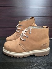 Ladies CAT Boots Caterpillar UK 4 Ladies Faun Tan Suede Lace Up Ankle Boots Wide