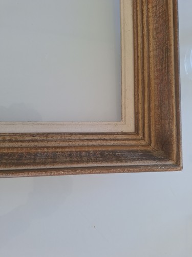 Cadre Ancien Bois Sculpté, Grand Cadre Photo Ou Tableau - Imagen 5 de 8