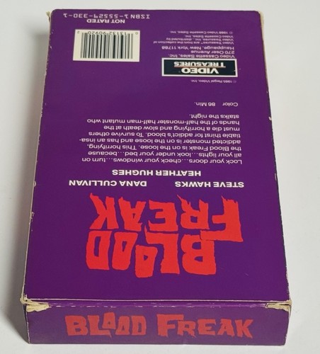 Blood Freak a Dracula on Drugs - Video Treasures - VHS - Picture 5 of 8