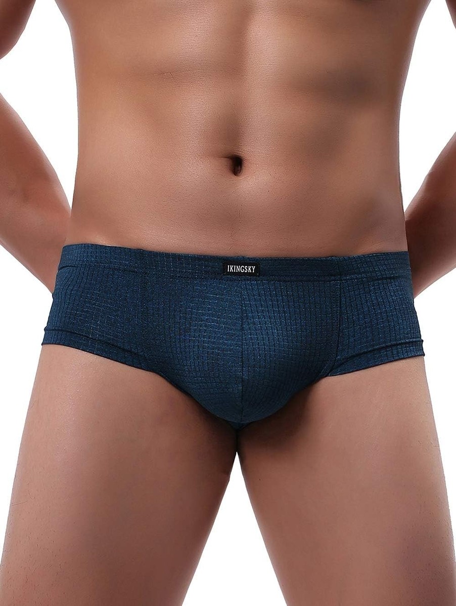 iKingsky Men Cheeky Thong Underwear Mini Cheek Pouch Boxer Briefs