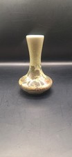 Siam Celadon Pottery Vase Green Glaze Asian Posy Holder Vintage Decor