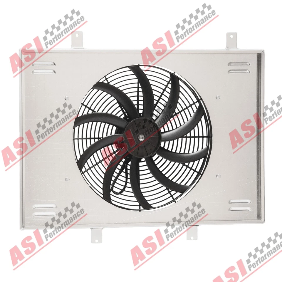 Aluminum Shroud Fan+Relay For 1999-03 Dodge Ram 1500 2500,3500 1994-94 B150 B250 Foto 3 de 4