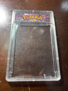 16 Pokémon Trading Card Display Slabs Snap Holder Cases Protective Card Storage