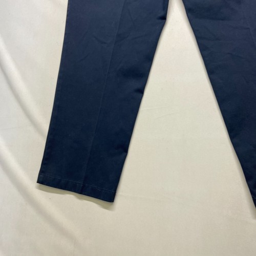 Pantalone elegante uomo L.L.Bean 34x29 blu cotone vita media gamba dritta comodo - Foto 13 di 14