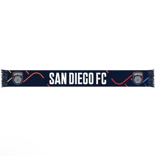 Rüschenschal blau San Diego FC Community Colors Sommerschal - Bild 2 von 3