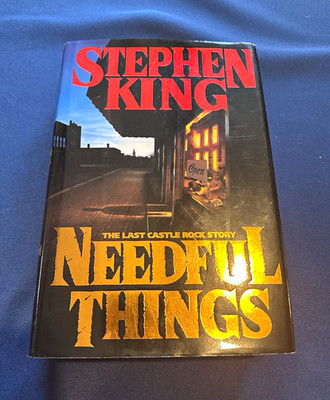 Stephen King Needful Things 1991 1st Edition 1st Printing Viking Hardcover DJ