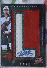 Dany Heatley 2011-12 Panini Prime Namesakes Autograph Letter 