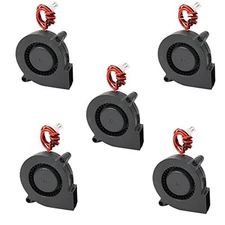 Comidox Black Brushless DC 5015S 5V 0.1-0.3A 50x15mm Cooling Blower Fan 5Pcs 