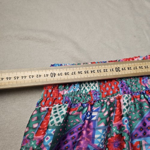 ML Collection Georgette 2 Piece Colourful Outfit Vintage 80's No Size Pls Read - Picture 20 of 24