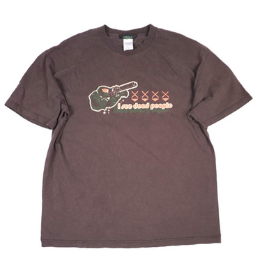 Vintage Halo 2 T Shirt XL Mens Master Chief X BOX Video Game Promo Tee Grail