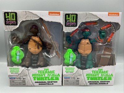 TMNT 40rh Anniversary Sketch Bundle Donatello And Michelangelo- Free Shipping