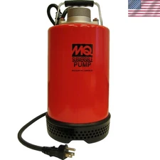 Multiquip Electric Submersible Pump - 73 GPM, 37' Lift, Lightweight Aluminum