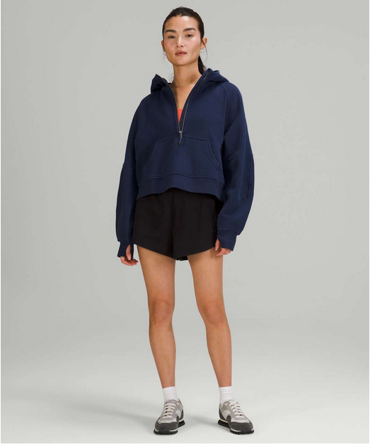 NEW Lululemon Scuba Oversized Half-Zip Hoodie Size M/L Night