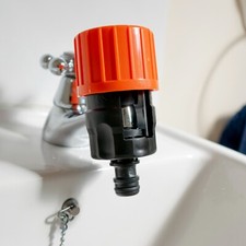 Kitchen tap adaptor to join to a garden hose,universal click hose connection