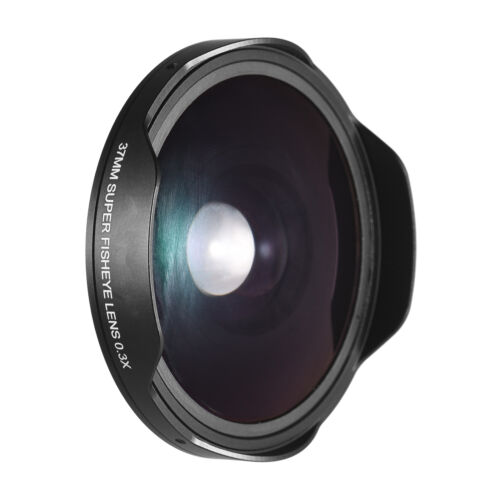 37MM 0.3X HD Ultra Wide Angle Fisheye Lens For Canon M31 M30 M32 Camcorder H0U8 - Picture 2 of 9