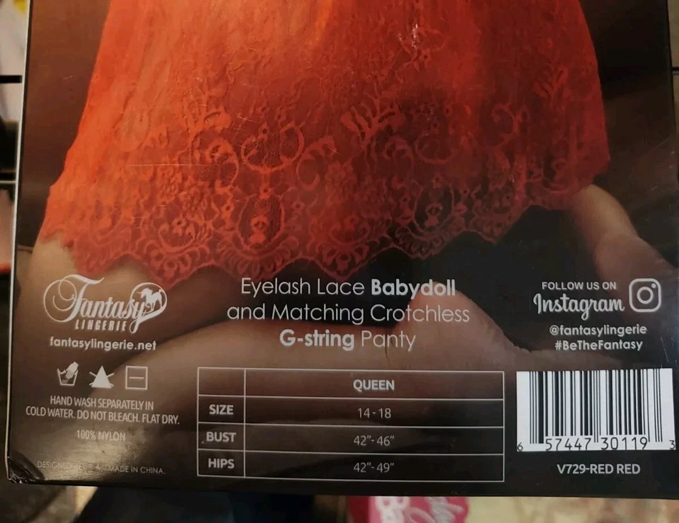 Vixen Late Night Serenata Vestido de Encaje y Conjunto de Lencería Tanga Talla Queen Foto 4 de 4