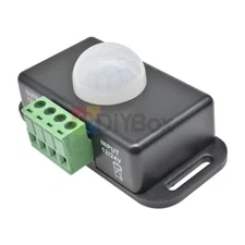 Automatic DC12V-24V 6A infrared PIR Motion Sensor Switch For LED Strip Light