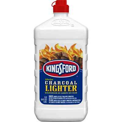 Kingsford Odorless Charcoal Lighter Fluid Bottle, Lighter Fluid for BBQ  Charcoal
