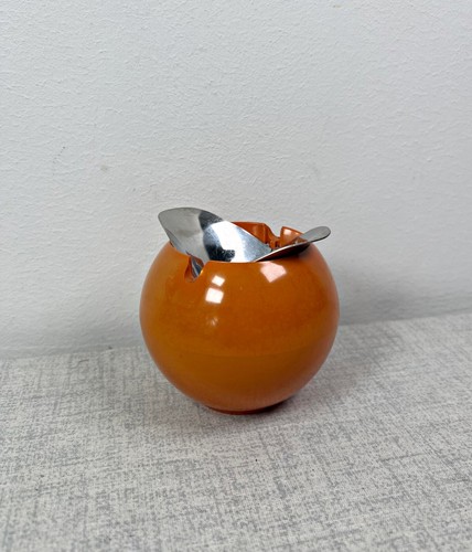 STROMBOLI POSACENERE A SFERA DESIGN FRITZ DANNER PER WMF ANNI 60 70 SPACE AGE - Foto 5 di 10