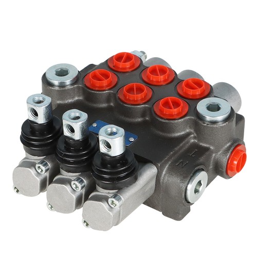 Hydraulic Directional Control Valve 3 Spool 13GPM BSPP Interface New - Picture 8 of 19