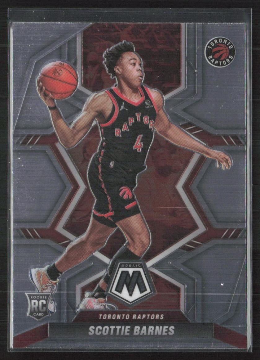 2021 Panini Mosaic Scottie Barnes #207 Base Rookie Card RC Raptors