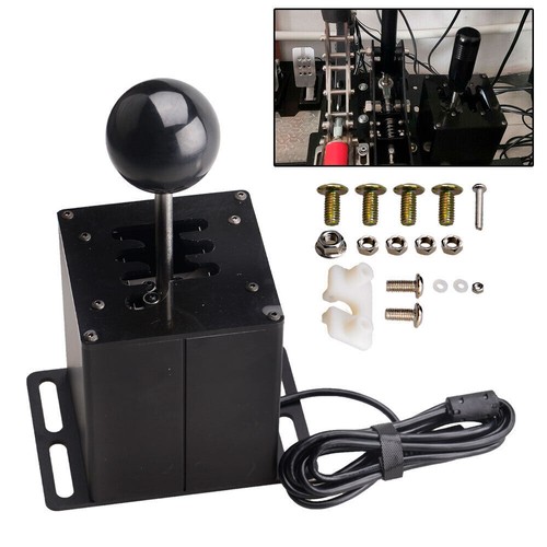 PC USB Simulator Shifter Handbrake with Clamp L Shape Lever Kit for G29 G27 G25 - Picture 2 of 17