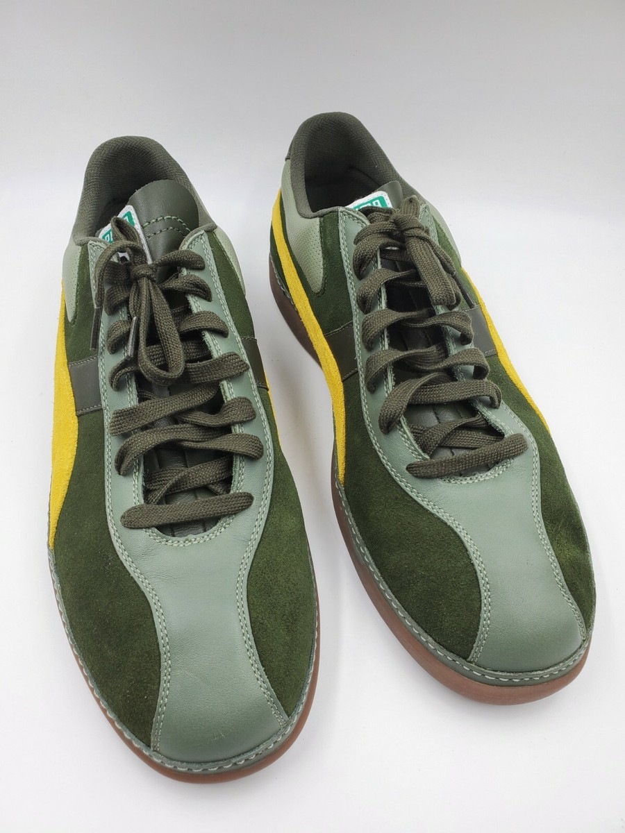 Puma Pele NYC 75 Green Suede Sneakers Men's Sz 14 | eBay
