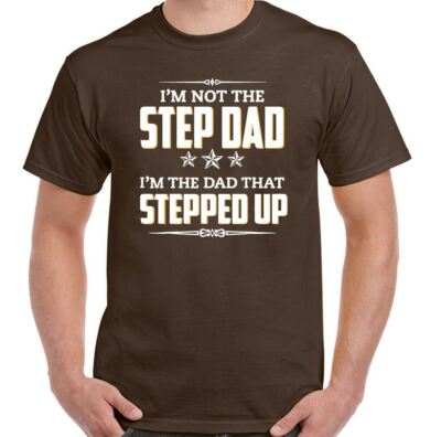 Step-Dad T-Shirt Stiefvater Dad Das Stepped Geschnürt Father's Tag T-Shirt Daddy