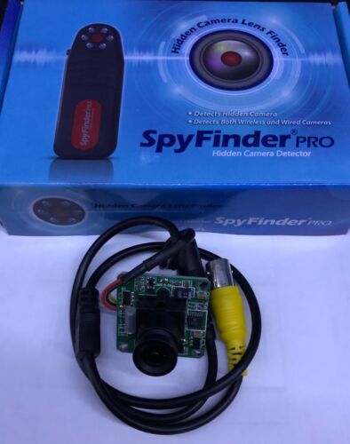 SpyFinder Portable Hidden Spy Camera Finder Lens Detector+FREE BOARD CAM TESTER - Picture 1 of 5