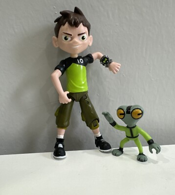 Ben 10 Ben & Grey Matter Action Figure Complete Set From Cartoon Network CN Toy