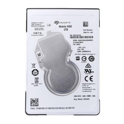 Seagate Mobile HDD 2TB ST2000LM007 128MB SATA 2.5'' Internal HDD Hard Disk Drive