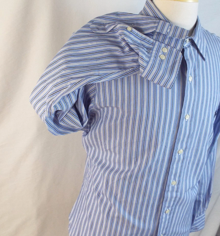 Camisa de vestir polo Ralph Lauen para hombre talla 17x36/37 Andrew 100 % algodón ajuste regular Foto 2 de 4