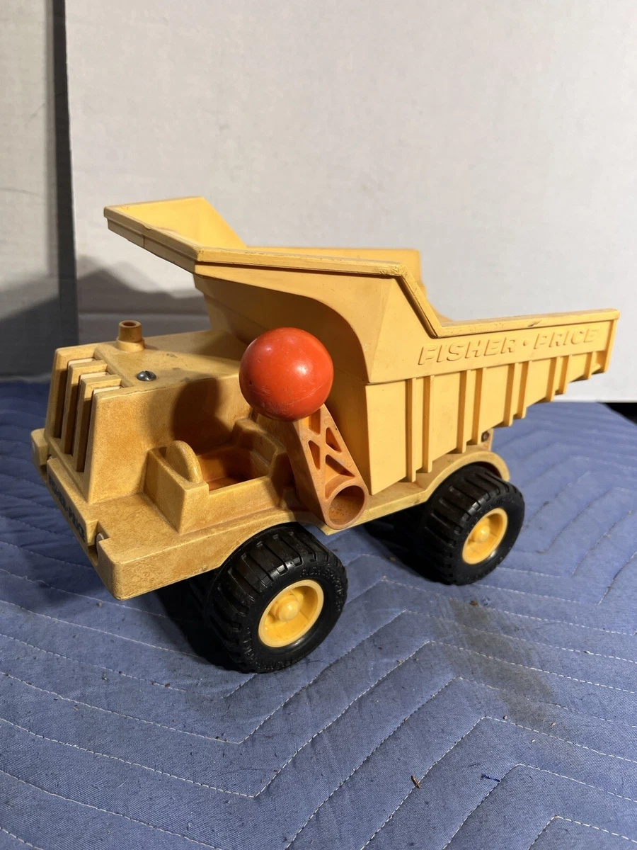 Fisher price dump truck vintage hotsell