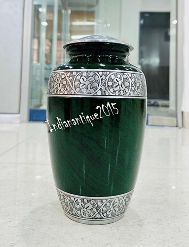 Cremation Urn for Adult Human Ashes - Large Handcrafted Funeral Memorial - Foto 7 di 12