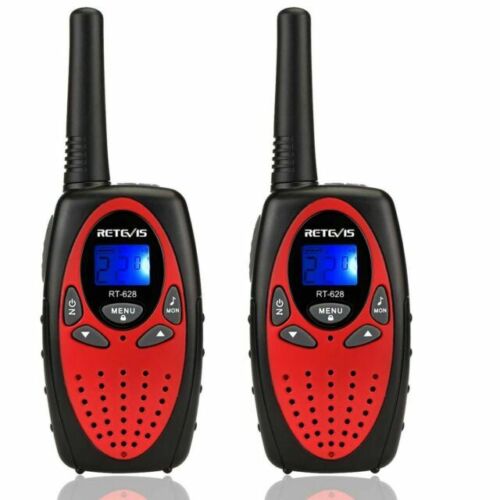 Kids Walkie Talkies 2 Pack - Retevis RT-628 Red 22 Channel - New In Box - Picture 1 of 1
