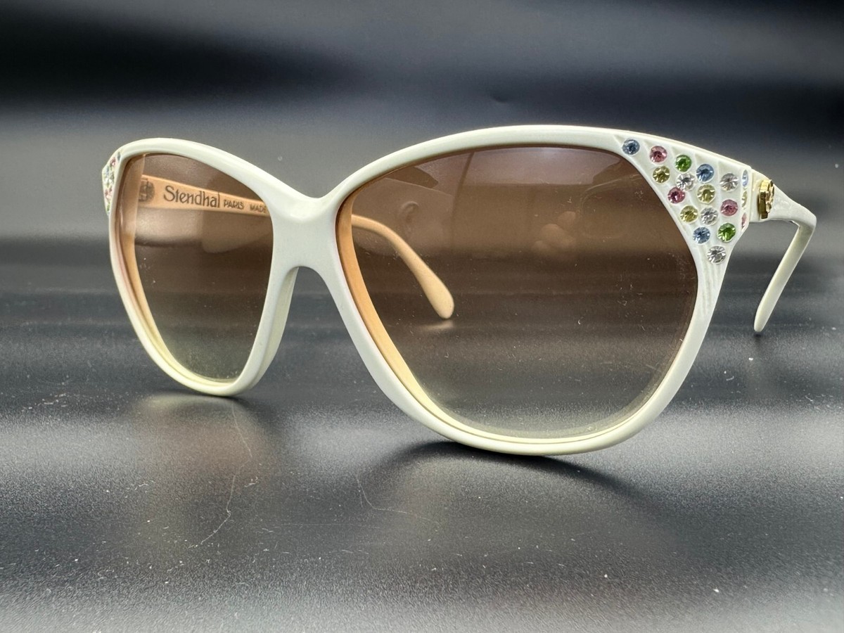 New Vintage Stendhal Sunglasses CASCADE S40 Paris C. White  display picture 2