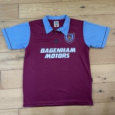 Score Draw West Ham Jersey Men’s Large 1995 Centenary Home Football Shirt