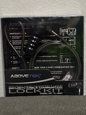 abovetek anti theft tablet smartphone  laptop security cable combination