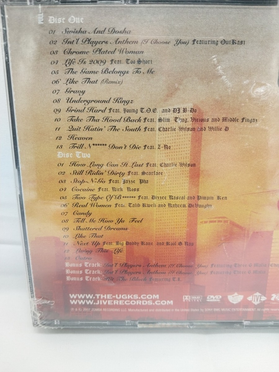 UGK - Underground Kingz - LIMITED ED. 2 CD's + BONUS DVD