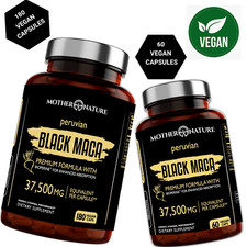 Organic Black Maca Extract, 37,500mg, 180ct  60ct, for Sexual Health  T Boost
