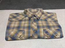Wrancher L Wrangler Plaid Pearl Snap long sleeve button front casual Shirt
