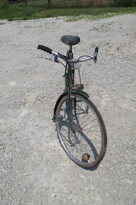Vintage Raleigh Sports Bicycle Bike in Green w/ Brooks Seat