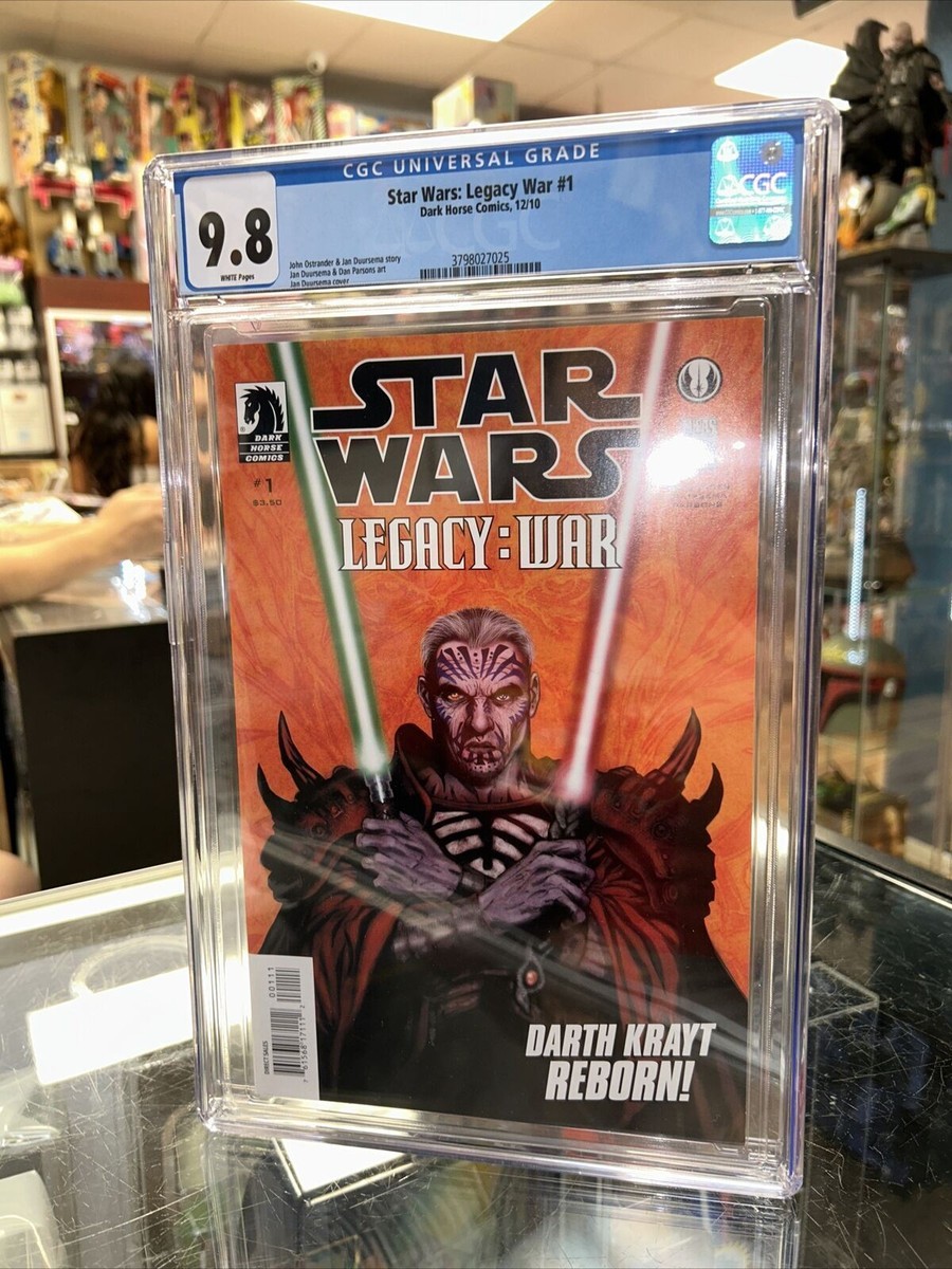 Star Wars: Legacy War #1 (CGC 9.8, Dark Horse Comics) Darth Krayt