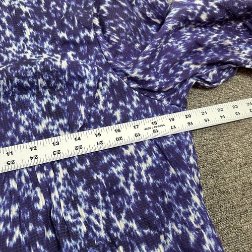 SEA New York Celine 3/4 Sleeve Cotton Bib Dress in Lapis Blue Womens Size 6 - Afbeelding 6 van 8