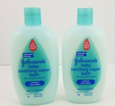 johnson's baby soothing vapor bath