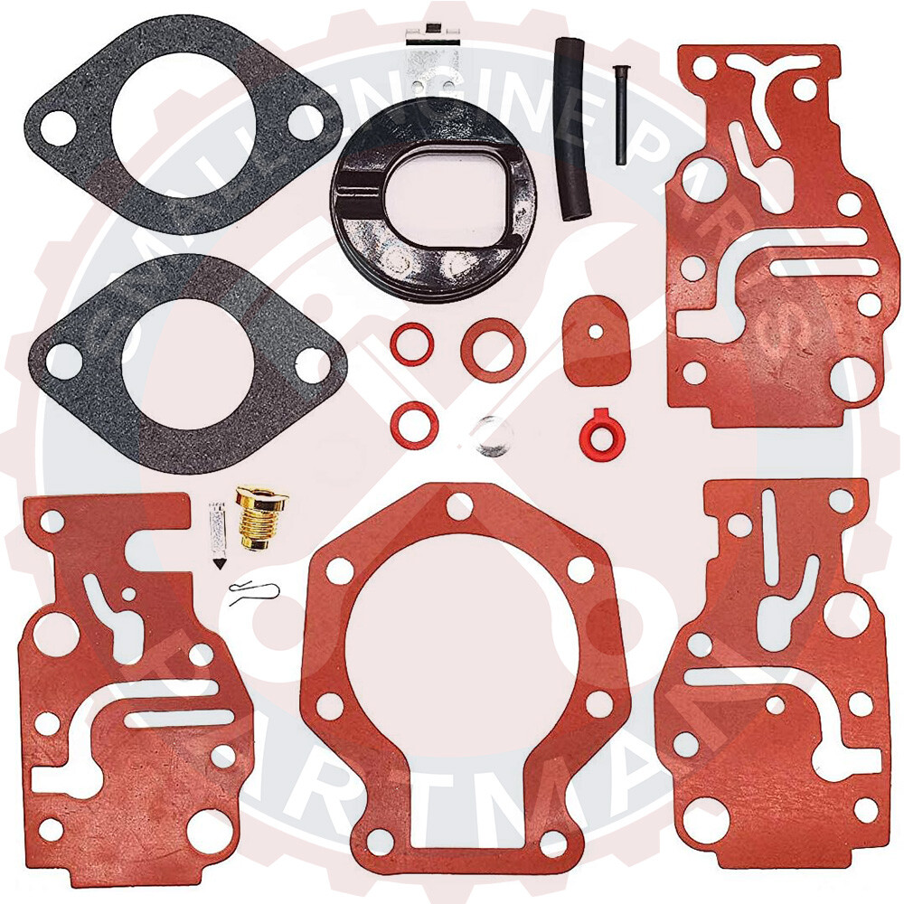 Carburetor Carb Rebuild Kit Fit For Johnson/Evinrude 6 8 9.9 15 - Foto 9