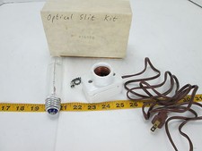 Optical Slits Apparatus 66463-00 Science Fair Home School Electric Experiment T